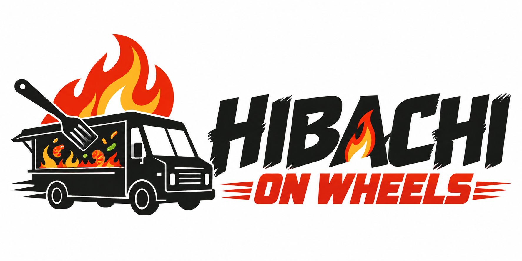 Hibachi on wheels logo